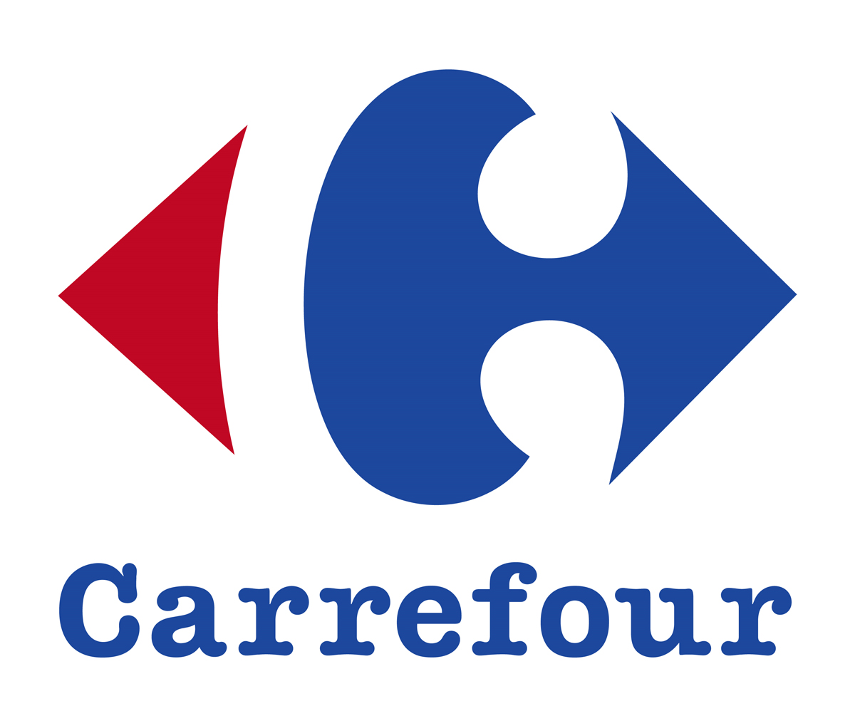 Strona główna z logo Carrefour