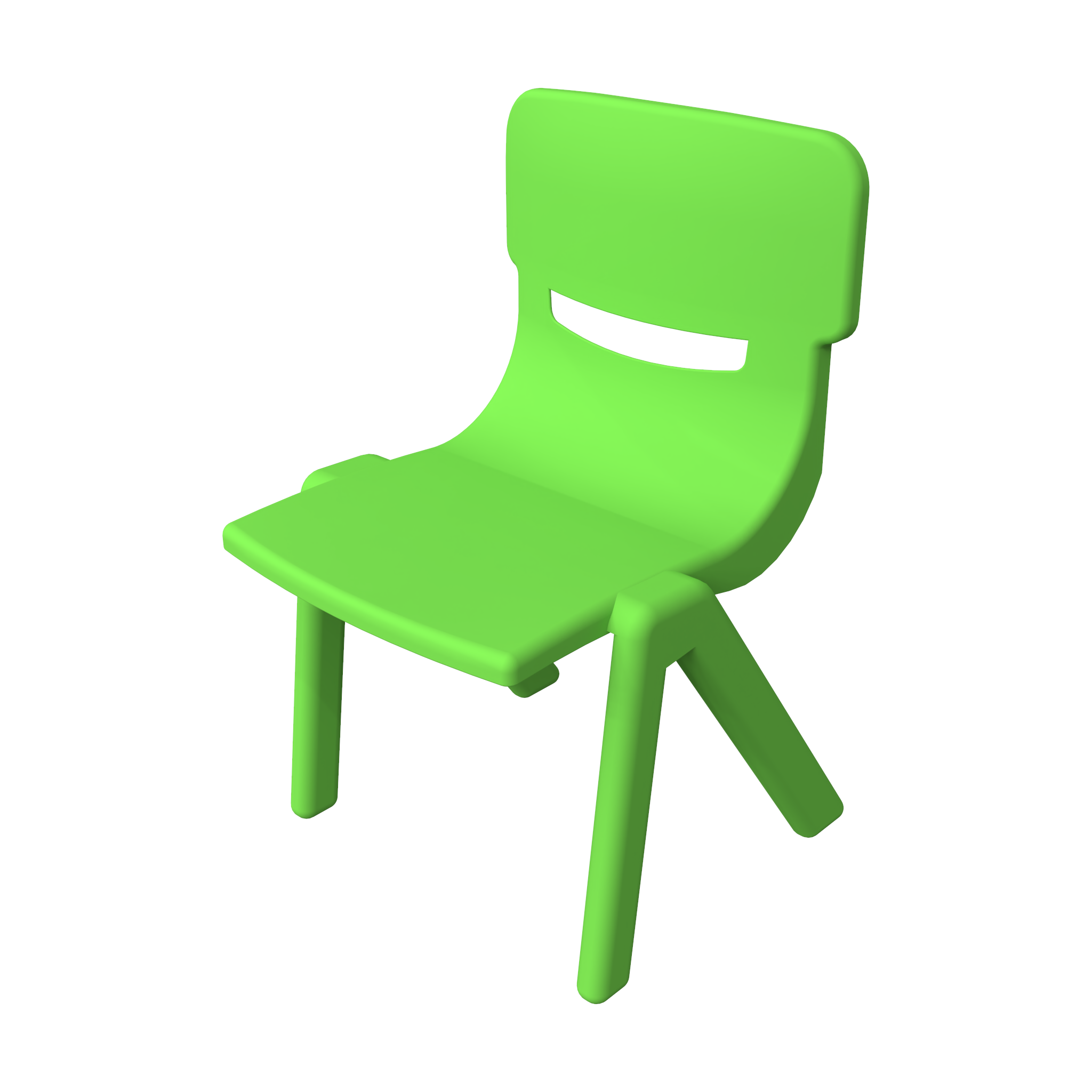 To zdjęcie pokazuje Meble dziecięce Fun chair Green