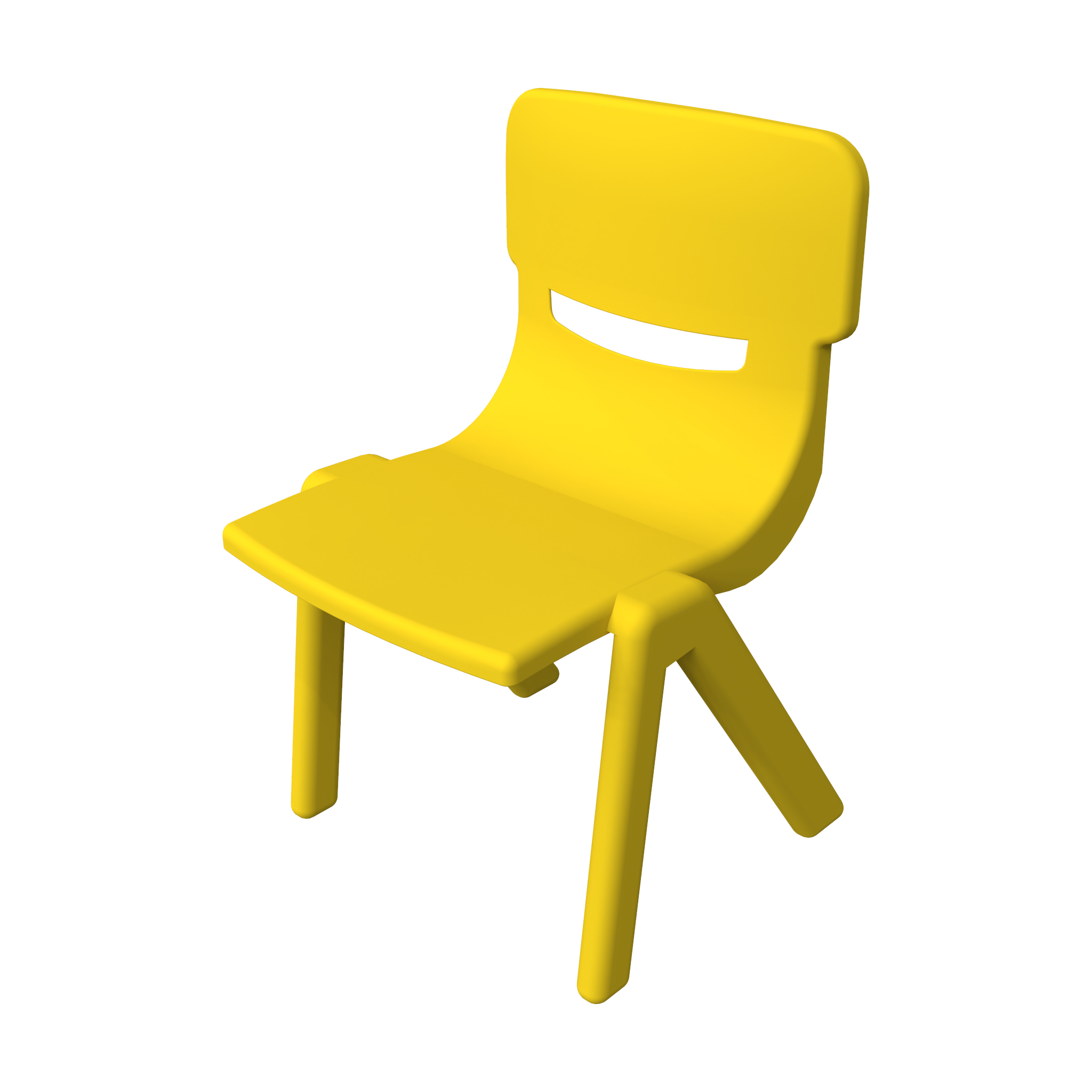 To zdjęcie pokazuje Meble dziecięce Fun chair yellow