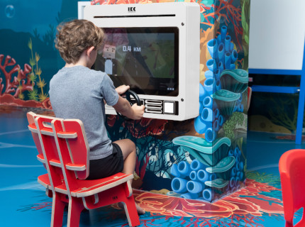 Nitrodash profesjonalna konsola do gier z kierownicą dla dzieci
