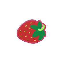 De Softplay Strawberry is een handgemaakt zacht zitmeubel voor uw kinderhoek